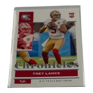 2021 Panini Chronicles Football Trey Lance RC Rookie Card 77 SF 49ers QB
